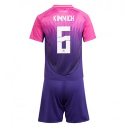 Duitsland Joshua Kimmich #6 Uit tenue Kids EK 2024 Korte Mouw (+ Korte broeken)